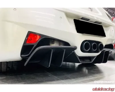 Carbonado CFRP OE Style Brake Lights Covers Ferrari 458 Coupe | Spyder 2010-2015 - CF9501R-BLC