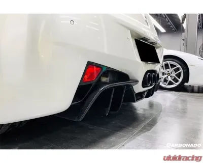 Carbonado CFRP OE Style Brake Lights Covers Ferrari 458 Coupe | Spyder 2010-2015 - CF9501R-BLC
