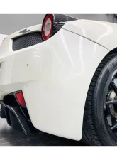 Carbonado CFRP OE Style Brake Lights Covers Ferrari 458 Coupe | Spyder 2010-2015                                     - CF9501R-BLC - Image 9