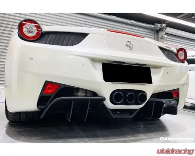 Carbonado CFRP OE Style Brake Lights Covers Ferrari 458 Coupe | Spyder 2010-2015 - CF9501R-BLC