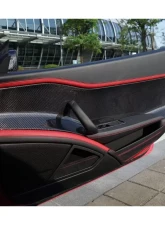 Carbonado CFRP OE Style Door Panel Interior Ferrari 458 Coupe | Spyder 2010-2015                                     - CF9501R-DRC - Image 6