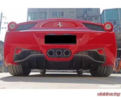 Carbonado CFRP OE Style Rear Diffuser Ferrari 458 Coupe | Spyder 2010-2015 - CF9501R-RD