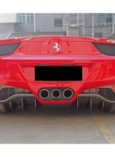 Carbonado CFRP OE Style Rear Diffuser Ferrari 458 Coupe | Spyder 2010-2015                                     - CF9501R-RD - Image 6
