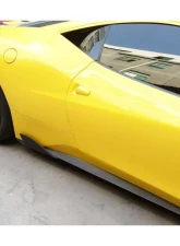 Carbonado CFRP Speciale Style Side Skirts Canards Ferrari 458 Coupe | Spyder 2010-2015                                     - CF9501SP-SSCRD - Image 11