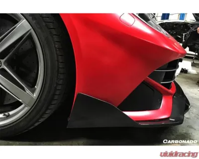 Carbonado CFRP DC Style Front Lip for Ferrari F12 Berlinetta 2012-2017 - CF9502DMC-FL