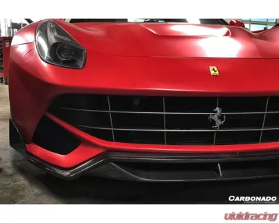 Carbonado CFRP DC Style Front Lip for Ferrari F12 Berlinetta 2012-2017 - CF9502DMC-FL