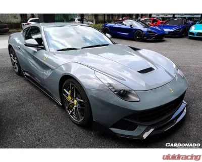 Carbonado CFRP RS Style Front Lip for Ferrari F12 Berlinetta 2012-2017 - CF9502RZS-FL