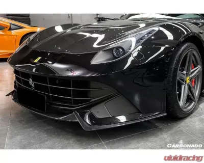 Carbonado CFRP RS Style Front Lip for Ferrari F12 Berlinetta 2012-2017 - CF9502RZS-FL