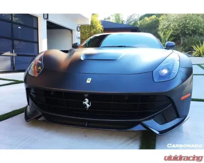 Carbonado CFRP RS Style Front Lip for Ferrari F12 Berlinetta 2012-2017 - CF9502RZS-FL