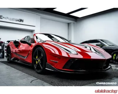 Carbonado Full Body Kit for Ferrari 488 GTB/Spyder 2015-2019 - Carbon Fiber Finish - FGPCF9503MSY FULL KIT