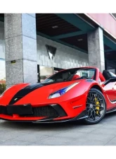 Carbonado Full Body Kit for Ferrari 488 GTB/Spyder 2015-2019 - Carbon Fiber Finish                                     - FGPCF9503MSY FULL KIT - Image 17