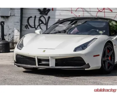 Carbonado CFRP Front Lip for Ferrari 488 GTB/Spyder 2015-2020, Carbon Fiber Finish - CF9503OE-FL