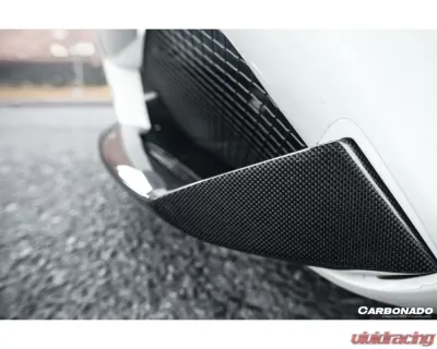Carbonado CFRP Front Lip for Ferrari 488 GTB/Spyder 2015-2020, Carbon Fiber Finish - CF9503OE-FL