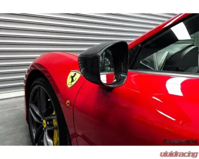 Carbonado CFRP OE Style Mirror Replacement Ferrari 488 GTB | Spyder 2015-2020 - CF9503OE-MR