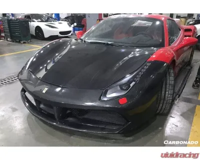 Carbonado CFRP OE Style Front Bumper for Ferrari 488 GTB/Spyder 2015-2020 - CF9503OE.FB