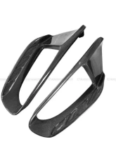 Carbonado CFRP Pista Style Quarter Panel Side Scoops Ferrari 488 GTB | Spyder 2015-2020                                     - CF9503PST-QPS - Image 2