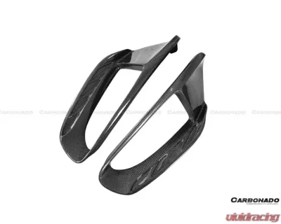Carbonado CFRP Pista Style Quarter Panel Side Scoops Ferrari 488 GTB | Spyder 2015-2020 - CF9503PST-QPS