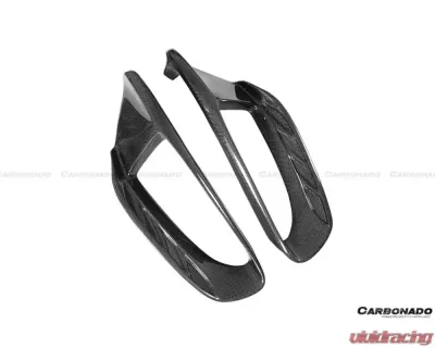 Carbonado CFRP Pista Style Quarter Panel Side Scoops Ferrari 488 GTB | Spyder 2015-2020 - CF9503PST-QPS