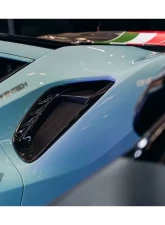 Carbonado CFRP Pista Style Quarter Panel Side Scoops Ferrari 488 GTB | Spyder 2015-2020                                     - CF9503PST-QPS - Image 8