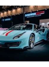 Carbonado CFRP OEM Style Side Skirts Ferrari 488 GTB | Spyder | Pista 2015-2020                                     - CF9503PST-SS - Image 9