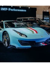 Carbonado CFRP OEM Style Side Skirts Ferrari 488 GTB | Spyder | Pista 2015-2020                                     - CF9503PST-SS - Image 10