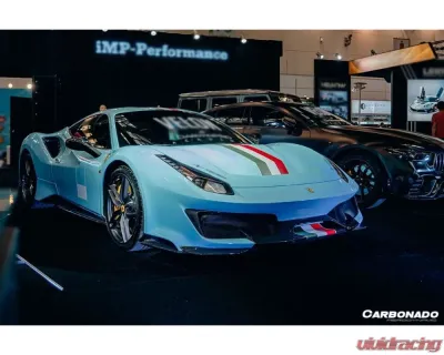 Carbonado CFRP OEM Style Side Skirts Ferrari 488 GTB | Spyder | Pista 2015-2020 - CF9503PST-SS