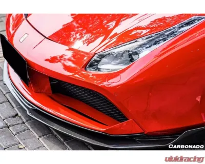 Carbonado CFRP RS Style Front Lip for Ferrari 488 GTB/Spyder 2015-2020 - CF9503VRS-L