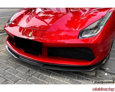 Carbonado CFRP RS Style Front Lip for Ferrari 488 GTB/Spyder 2015-2020 - CF9503VRS-L