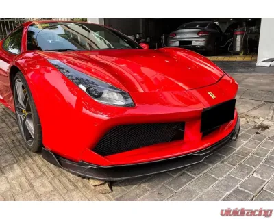 Carbonado CFRP RS Style Front Lip for Ferrari 488 GTB/Spyder 2015-2020 - CF9503VRS-L
