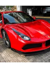 Carbonado CFRP RS Style Front Lip for Ferrari 488 GTB/Spyder 2015-2020                                     - CF9503VRS-L - Image 9