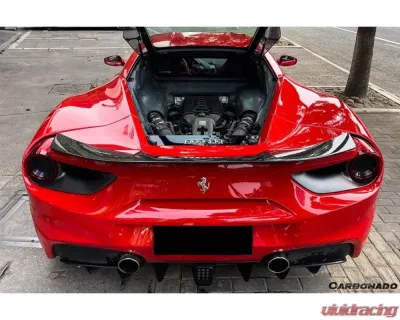 Carbonado CFRP VRS Style Trunk Spoiler for Ferrari 488 GTB 2015-2020 - CF9503VRS-W