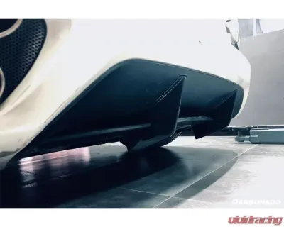 Carbonado FGCF Bkss Style Rear Diffuser Canard Ferrari California 2009-2014 - FGCF9504BKSS-RDCRD