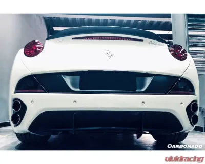 Carbonado CFRP Black Style Trunk Spoiler for Ferrari California 2009-2014 - CF9504BKSS-TS