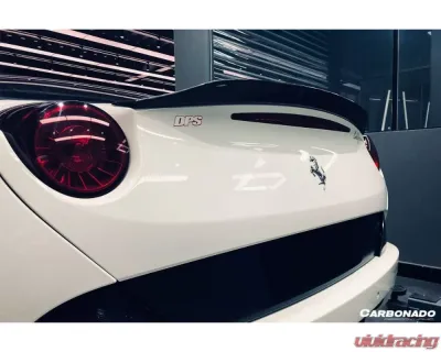 Carbonado CFRP Black Style Trunk Spoiler for Ferrari California 2009-2014 - CF9504BKSS-TS