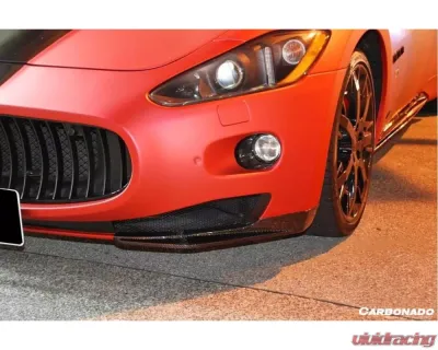 Carbonado CFRP Front Splitter for Maserati GranTurismo Sport 2008-2014 - CF9551GTS.FL