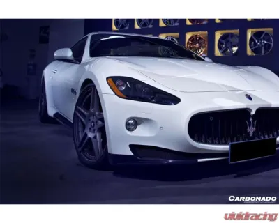 Carbonado CFRP Front Splitter for Maserati GranTurismo Sport 2008-2014 - CF9551GTS.FL