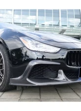 Carbonado Carbon Fiber Front Lip for Maserati Ghibli 2014-2017 CFRP Style                                     - CF9552EPC.FL - Image 5