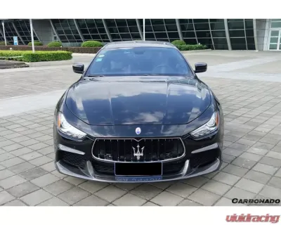 Carbonado Carbon Fiber Front Lip for Maserati Ghibli 2014-2017 CFRP Style - CF9552EPC.FL