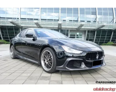 Carbonado Carbon Fiber Front Lip for Maserati Ghibli 2014-2017 CFRP Style - CF9552EPC.FL