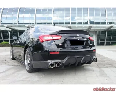 Carbonado FGCF EPC Style Rear Lip Maserati Ghibli 2014-2017 - FGCF9552EPC.RD