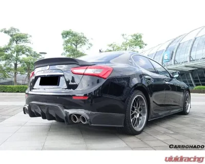 Carbonado FGCF EPC Style Rear Lip Maserati Ghibli 2014-2017 - FGCF9552EPC.RD