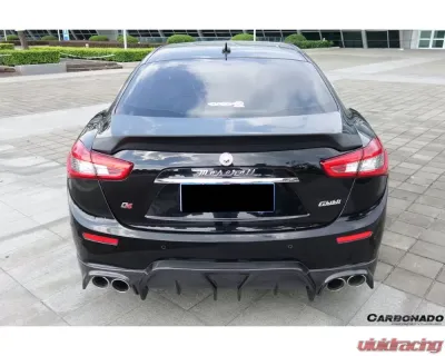 Carbonado FGCF EPC Style Rear Lip Maserati Ghibli 2014-2017 - FGCF9552EPC.RD