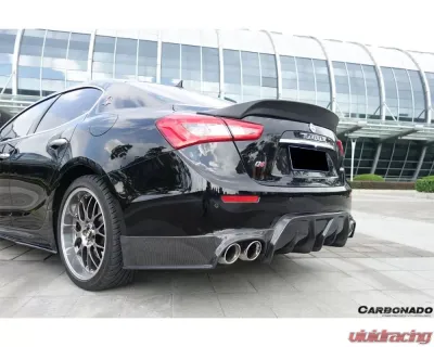 Carbonado FGCF EPC Style Rear Lip Maserati Ghibli 2014-2017 - FGCF9552EPC.RD