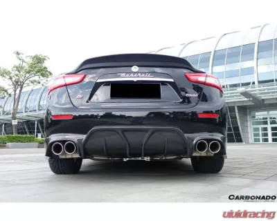 Carbonado FGCF EPC Style Rear Lip Maserati Ghibli 2014-2017 - FGCF9552EPC.RD