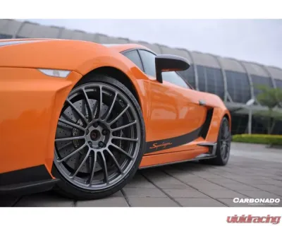 Carbonado CFRP LP570 Style Side Skirts Lamborghini Gallardo 2004-2014 - CF9900LP570-SS