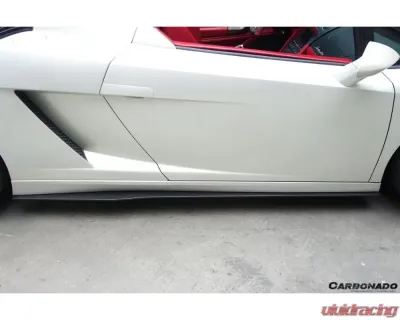 Carbonado CFRP LP570 Style Side Skirts Lamborghini Gallardo 2004-2014 - CF9900LP570-SS