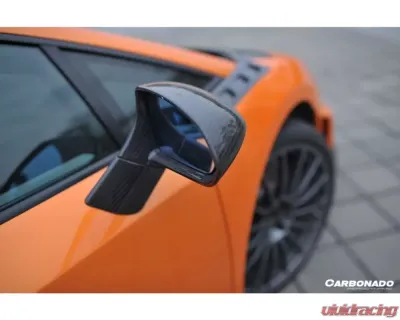 Carbonado CFRP OEM Style Mirror Cover Replacement Lamborghini Gallardo 2009-2014 - CF9900OE.MR