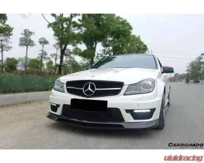 Carbonado Carbonado CFRP RZ Style Front Lip for Mercedes Benz C63 AMG W204 2012-2014 - CFAF-002