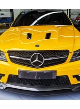 Carbonado Carbonado CFRP RZ Style Front Lip for Mercedes Benz C63 AMG W204 2012-2014                                     - CFAF-002 - Image 6