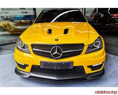 Carbonado Carbonado CFRP RZ Style Front Lip for Mercedes Benz C63 AMG W204 2012-2014 - CFAF-002